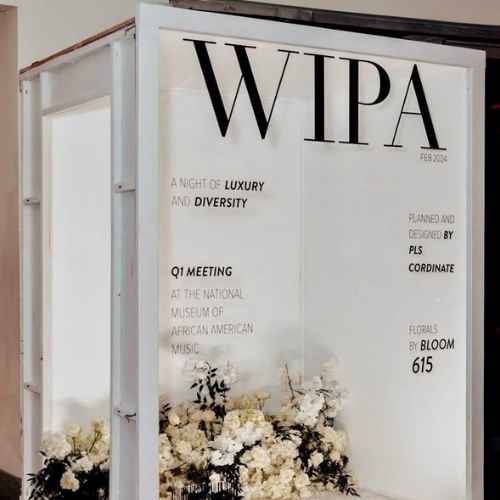 Magazine Photo Booth Backdrop