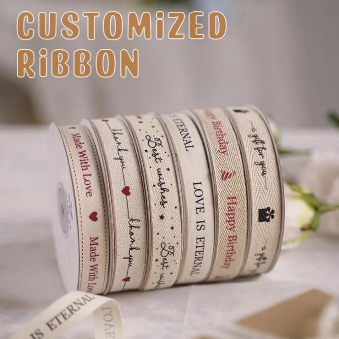 Rustic Colored Ribbon Custom Canvas Ribbons – Durable & Rustic Branding Solutiong | Creative ...